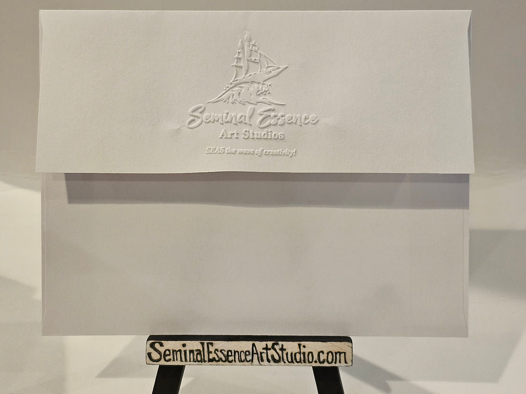 Greeting card Style 2 "Coming Home" Hand embossed and hand stamped