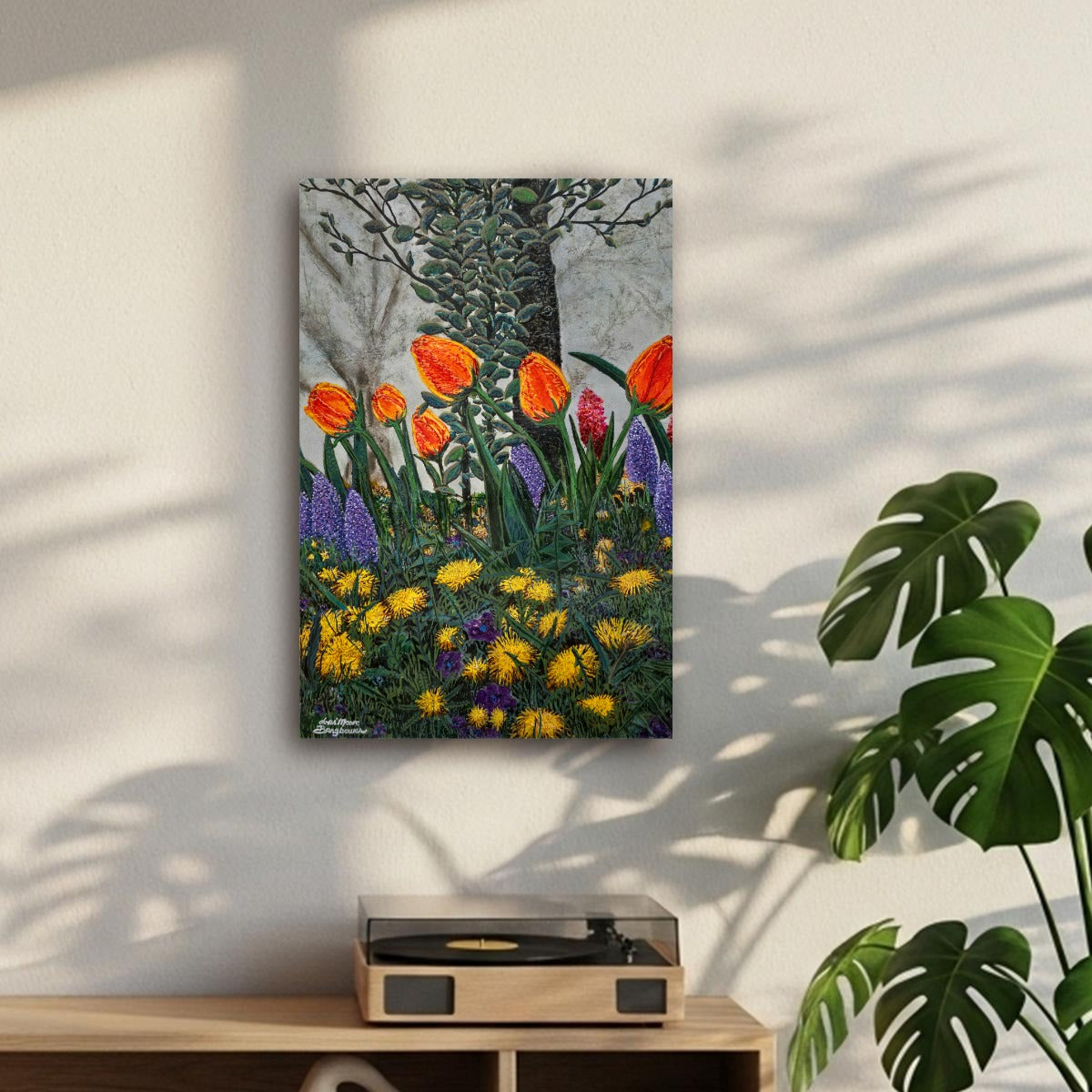 "Spring Promise" Canvas With Frame|Vertical 2:3