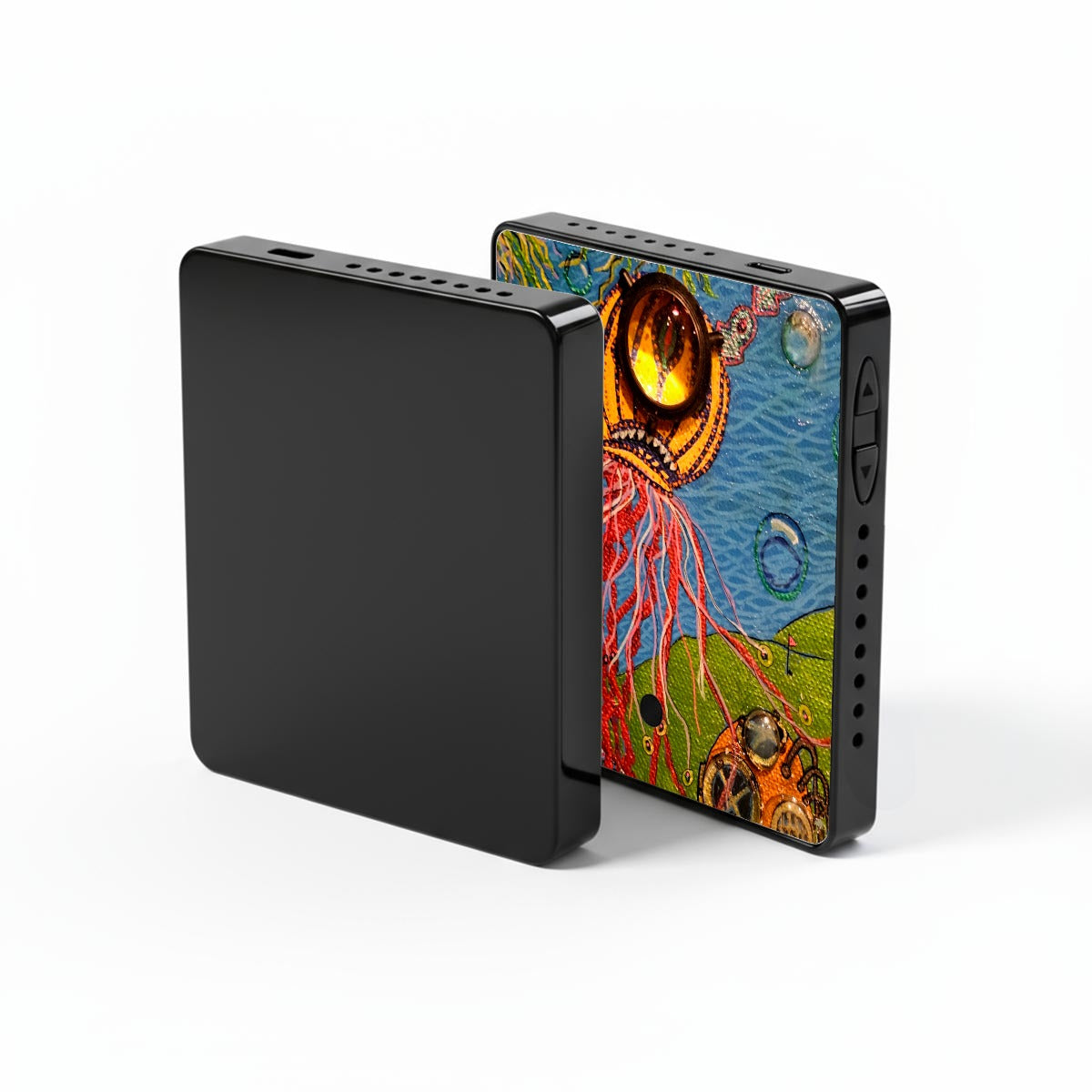 "Why" design Magnetic Music Fridge Sticker