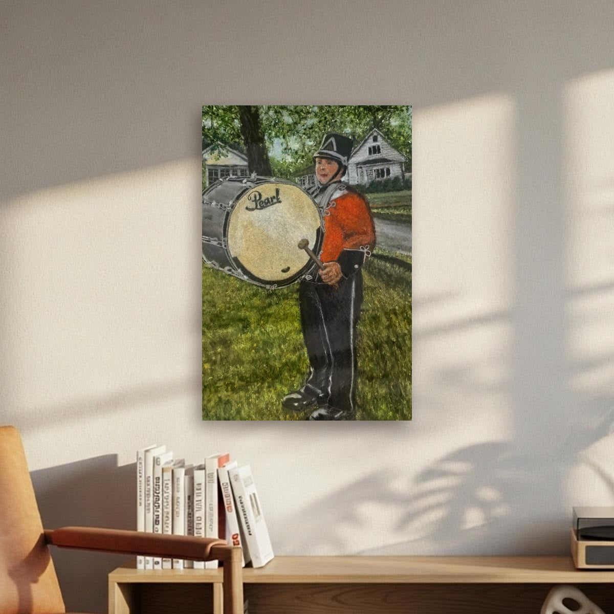 "Little Drummer Boy" Canvas With Frame|Vertical 2:3