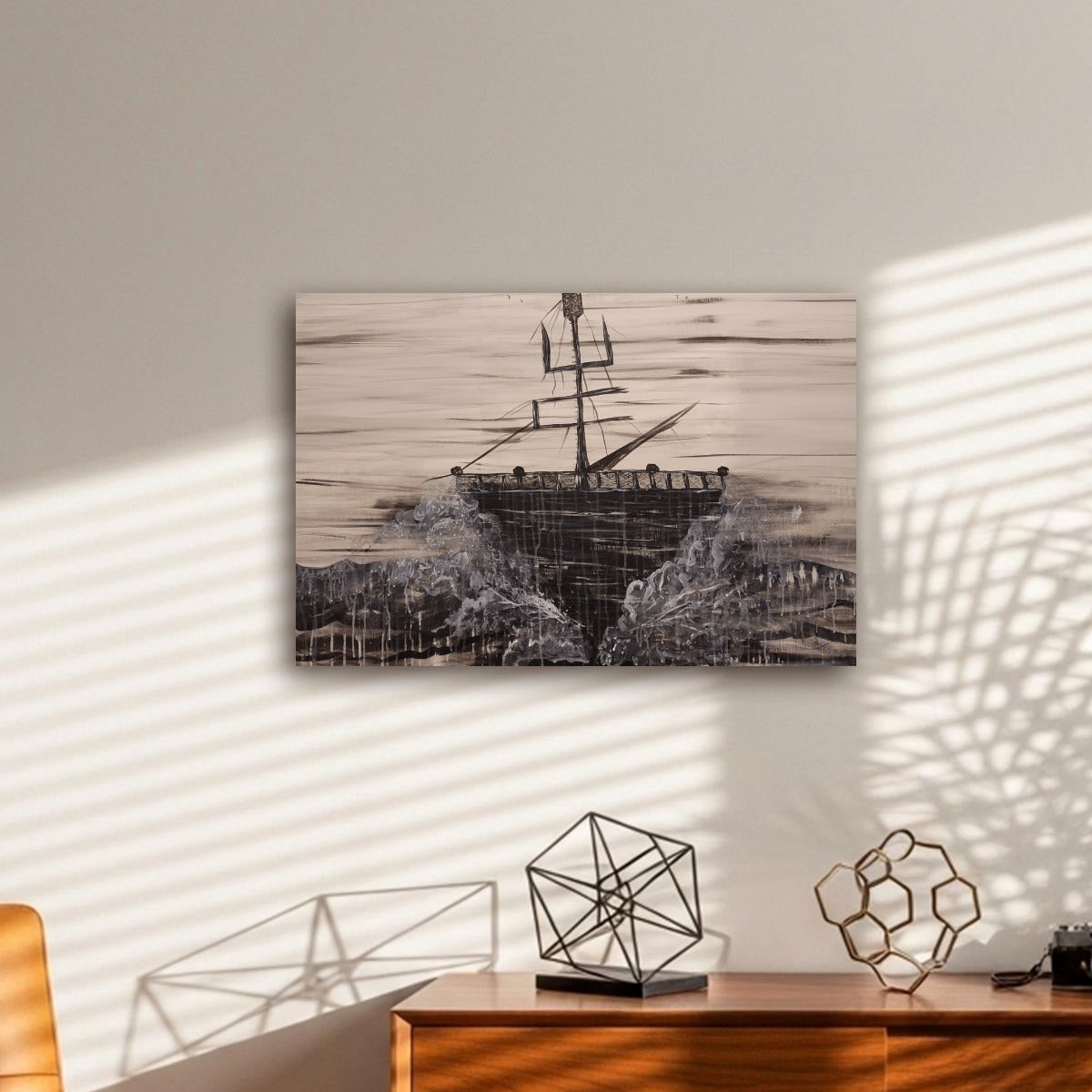 "Ghost Ship" Canvas With Frame|Horizontal3:2