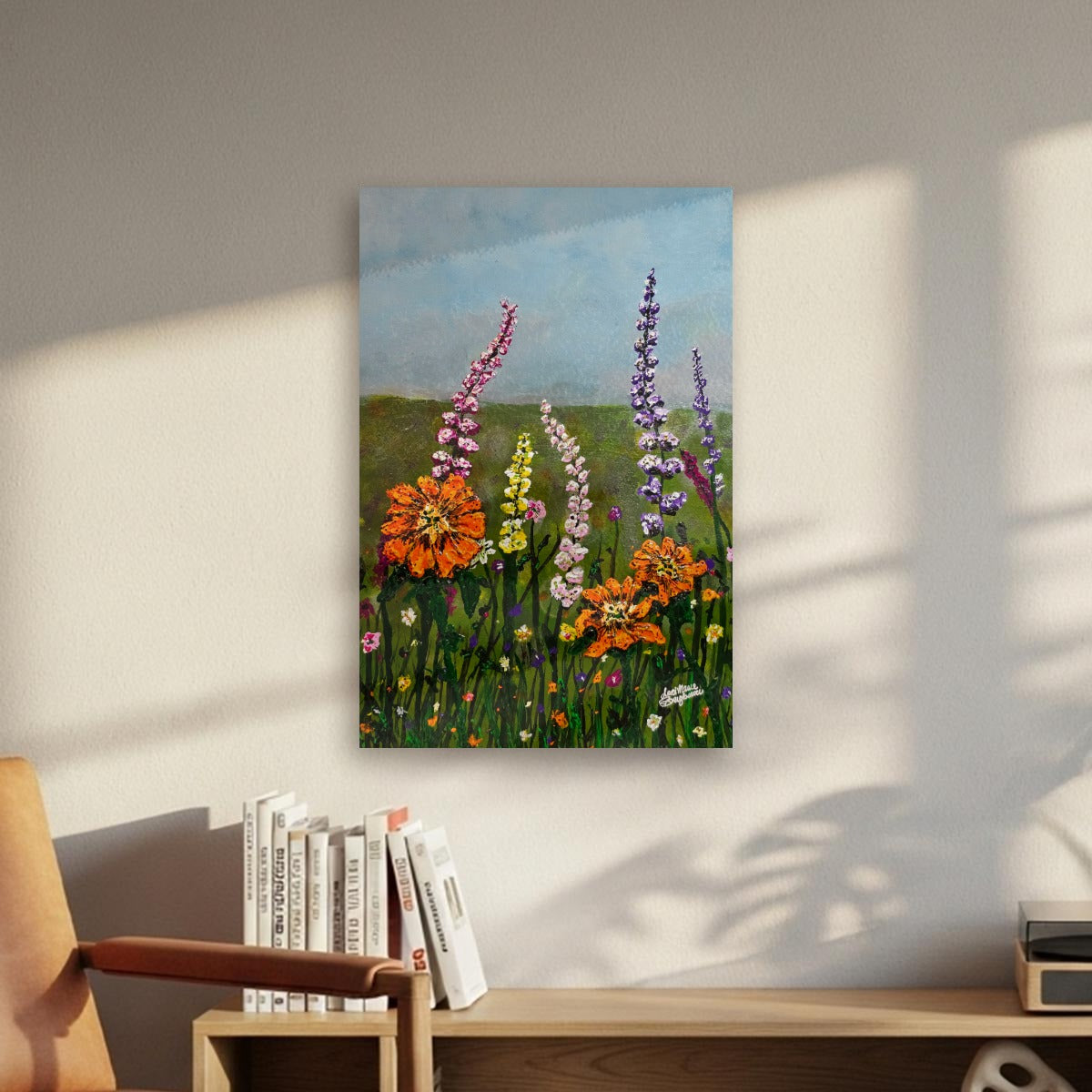 "Mike's Garden" Canvas With Frame|Vertical 2:3