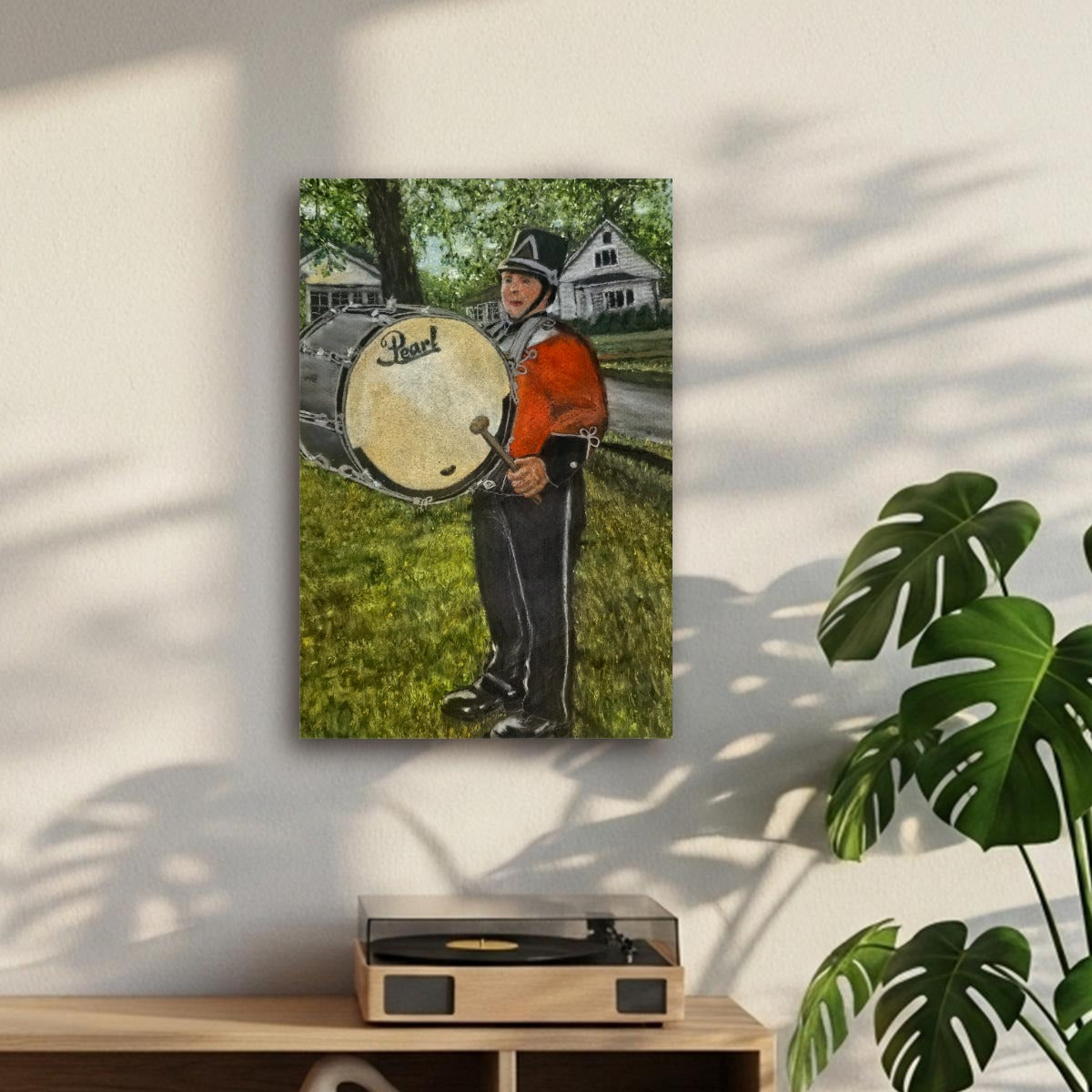 "Little Drummer Boy" Canvas With Frame|Vertical 2:3
