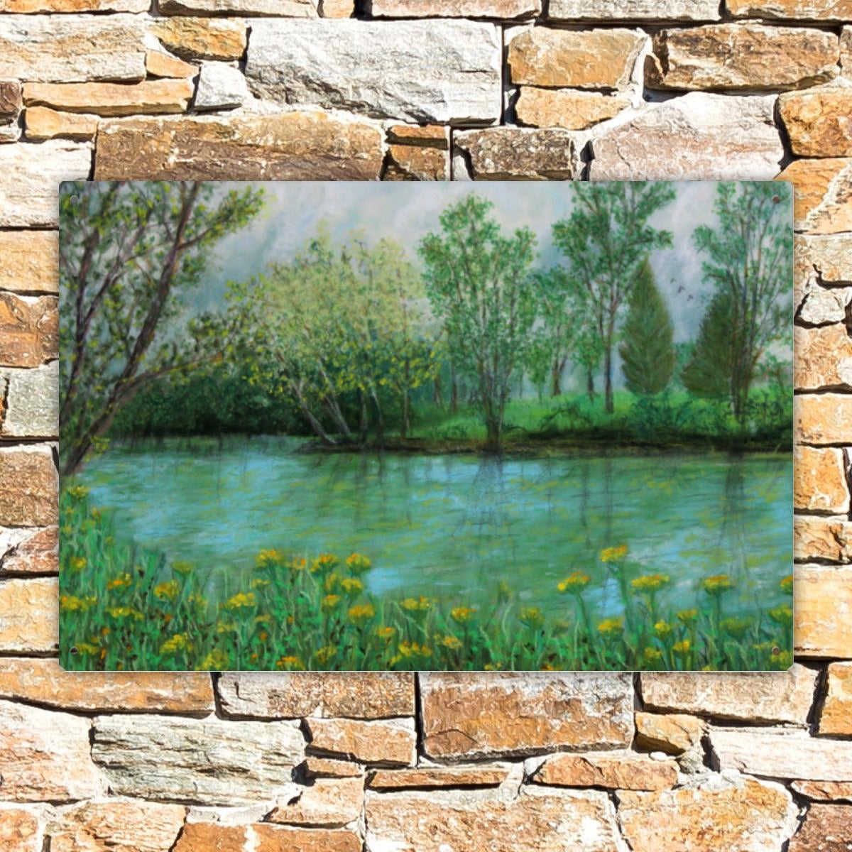 Thickened Rectangular Tinplate Wall Painting|Horizontal 3:2