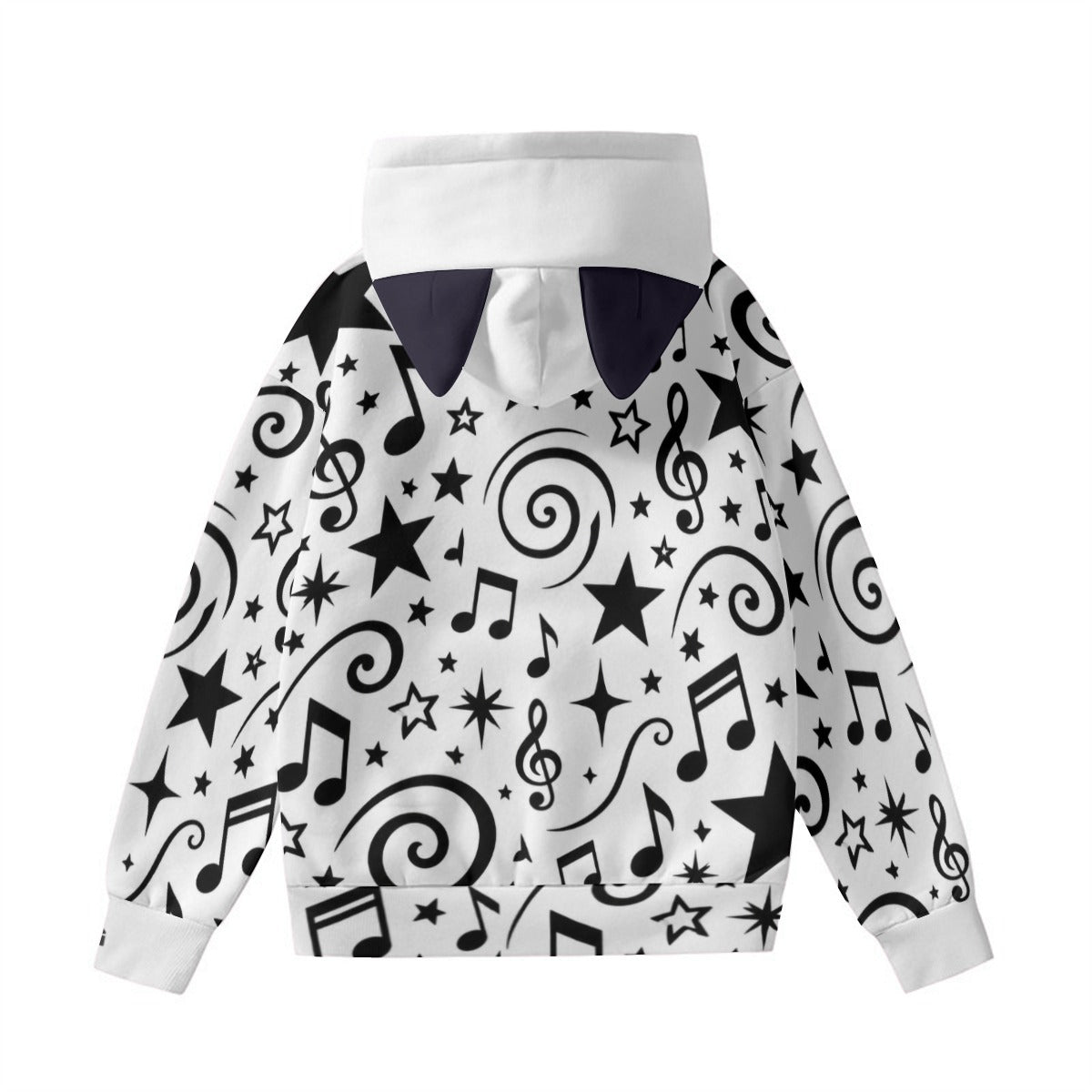 The Elizabeth Bergbower All-Over Print Women’s Hoodie With Decorative Ears