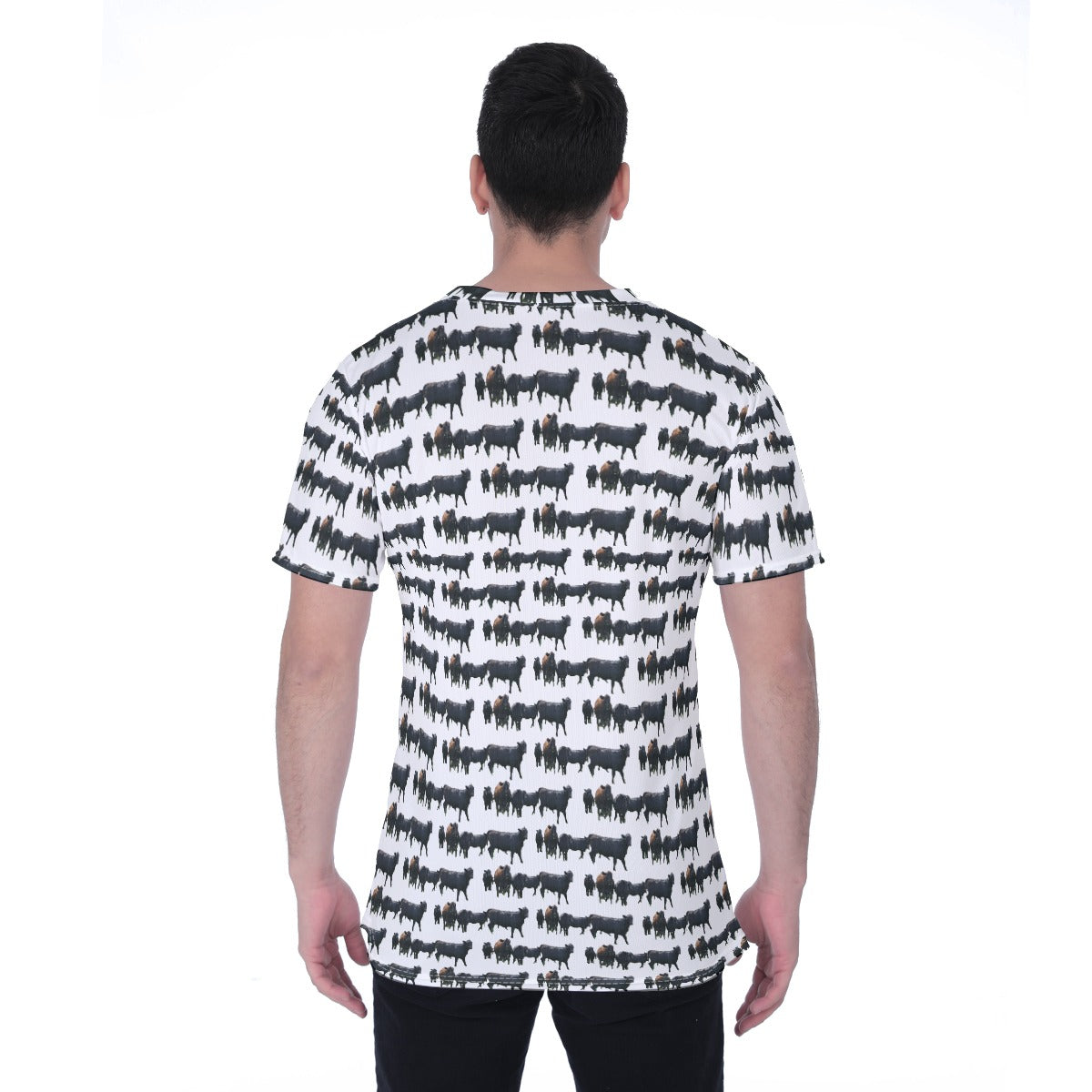 All-Over Print Men's T-shirt | Birdseye "Shelby County Cows"