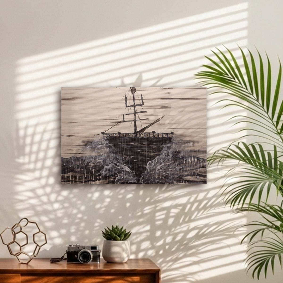 "Ghost Ship" Canvas With Frame|Horizontal3:2