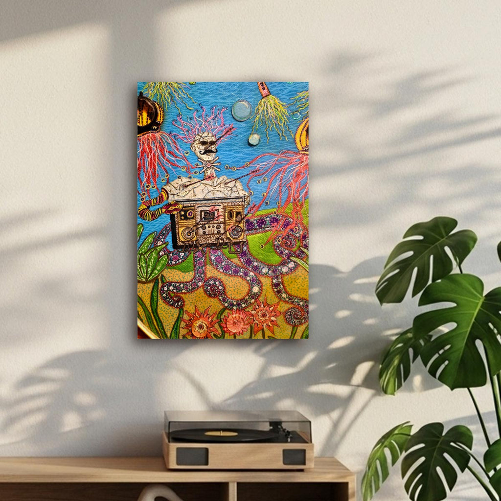 "Why" Detail Canvas With Frame|Vertical 2:3