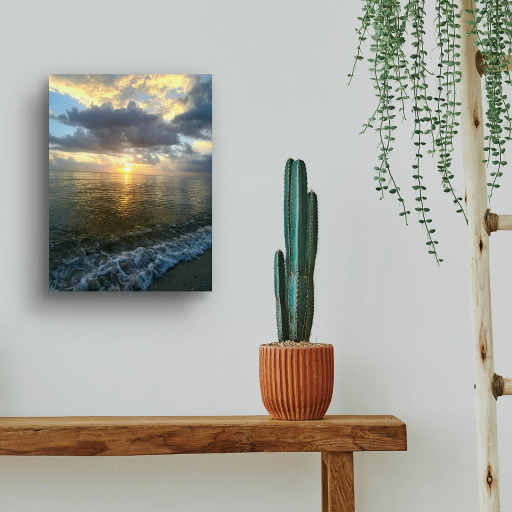 Sunset Reflection Metal prints