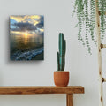 Sunset Reflection Metal prints