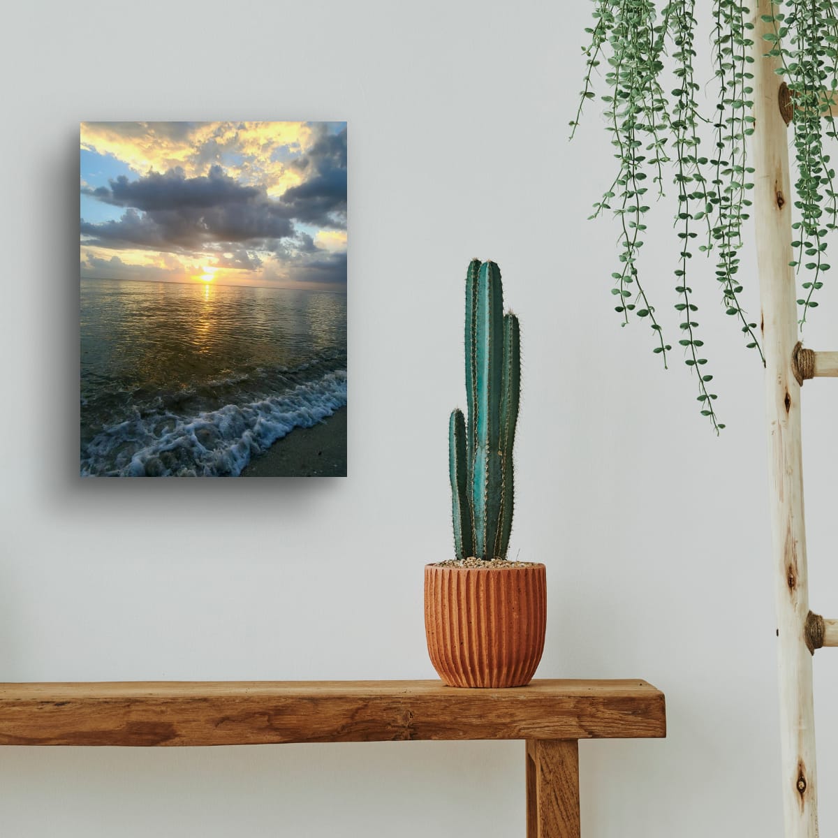 Sunset Reflection Metal prints
