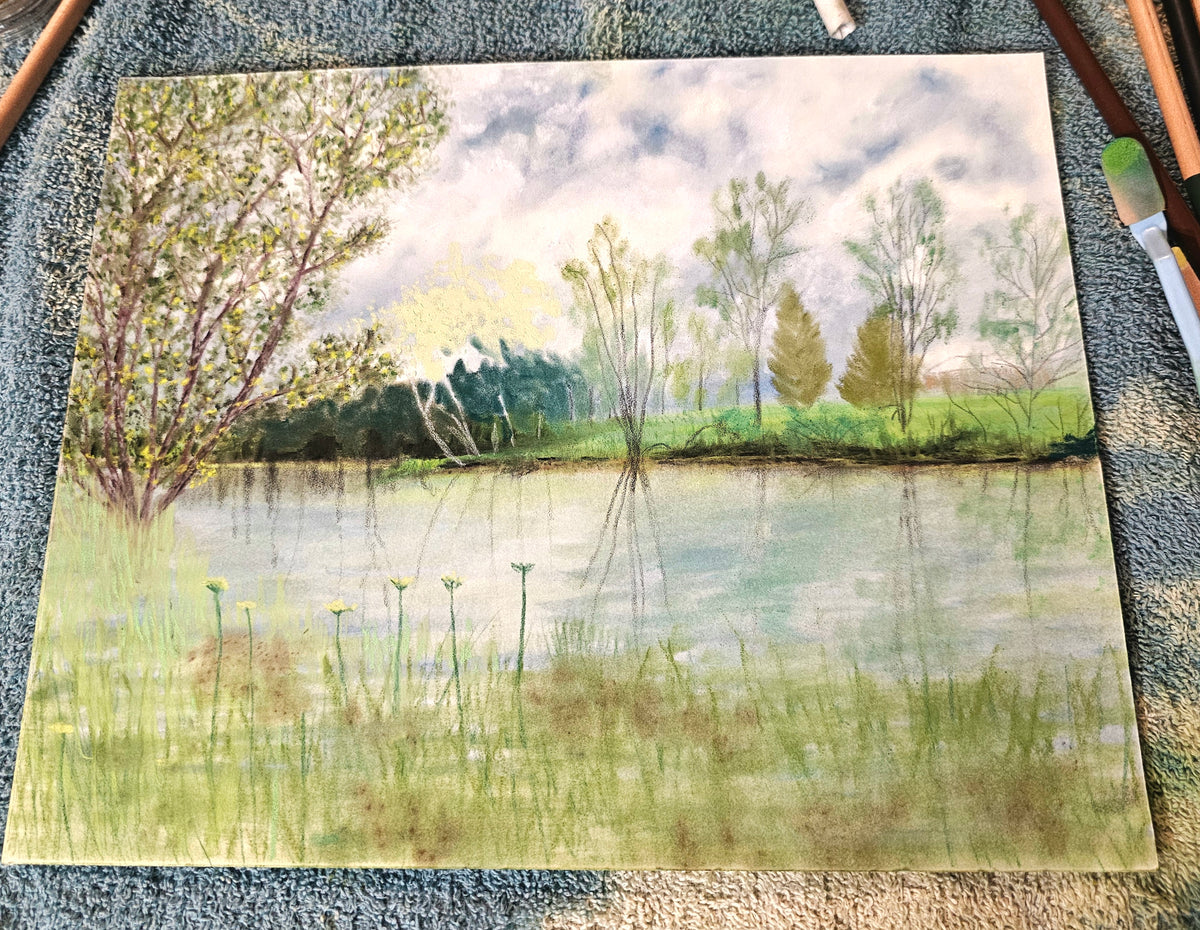 Painting #6 "Through My Mother's Eyes", series 1