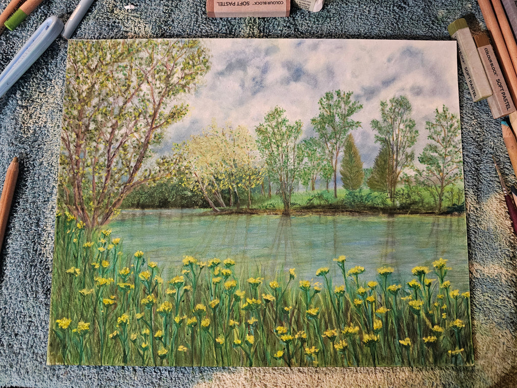 Painting #6 "Through My Mother's Eyes", series 1