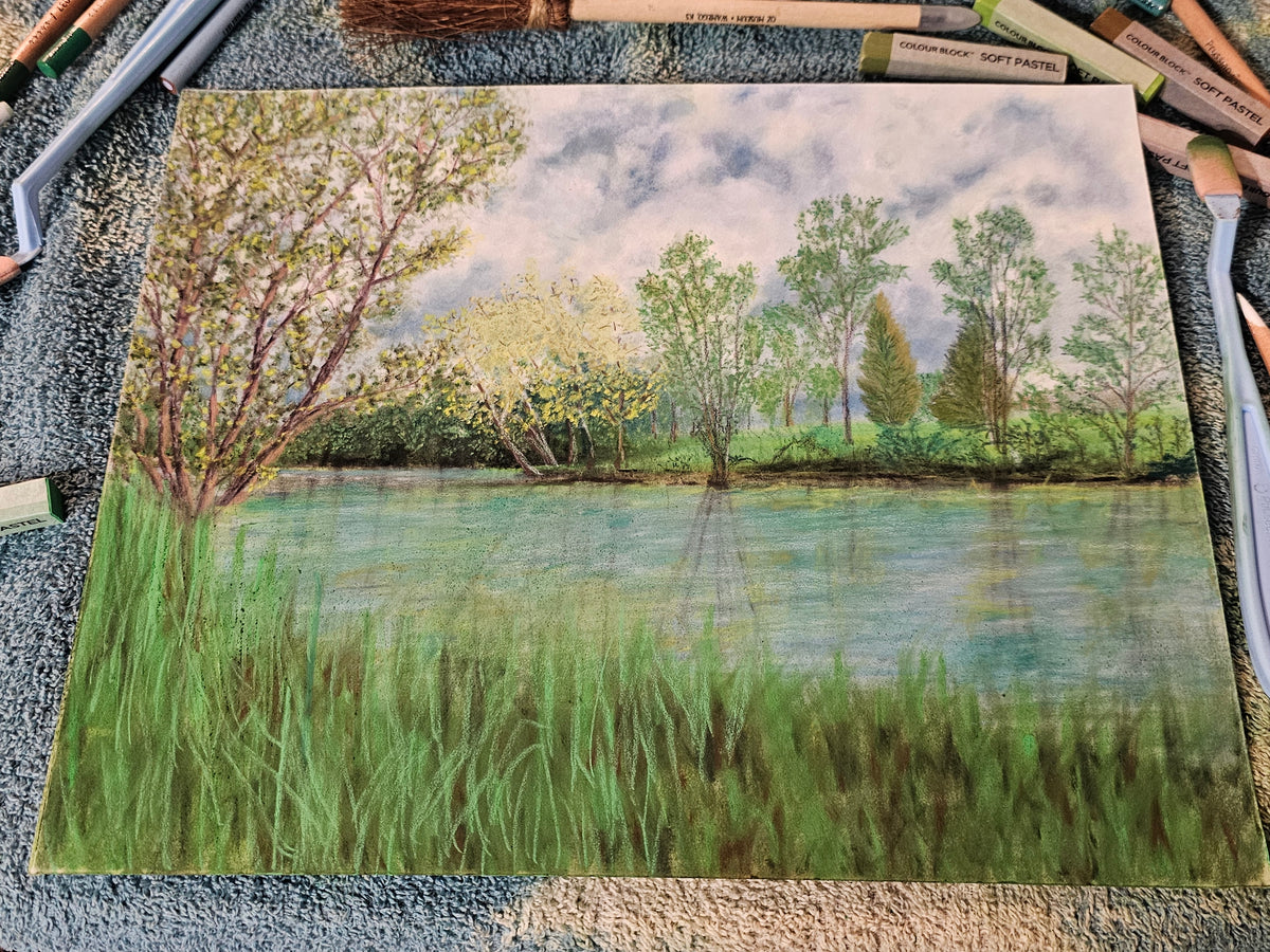 Painting #6 "Through My Mother's Eyes", series 1