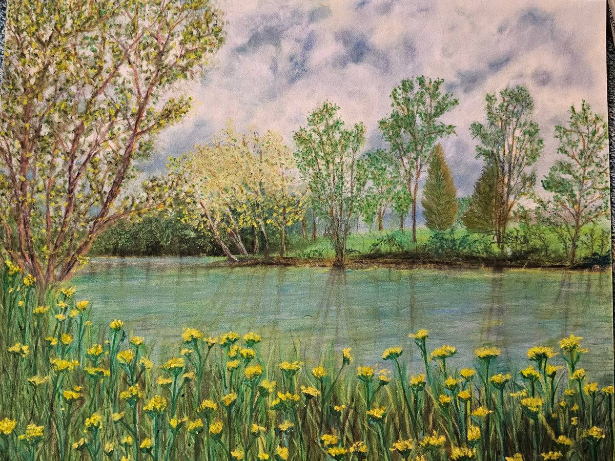Painting #6 "Through My Mother's Eyes", series 1