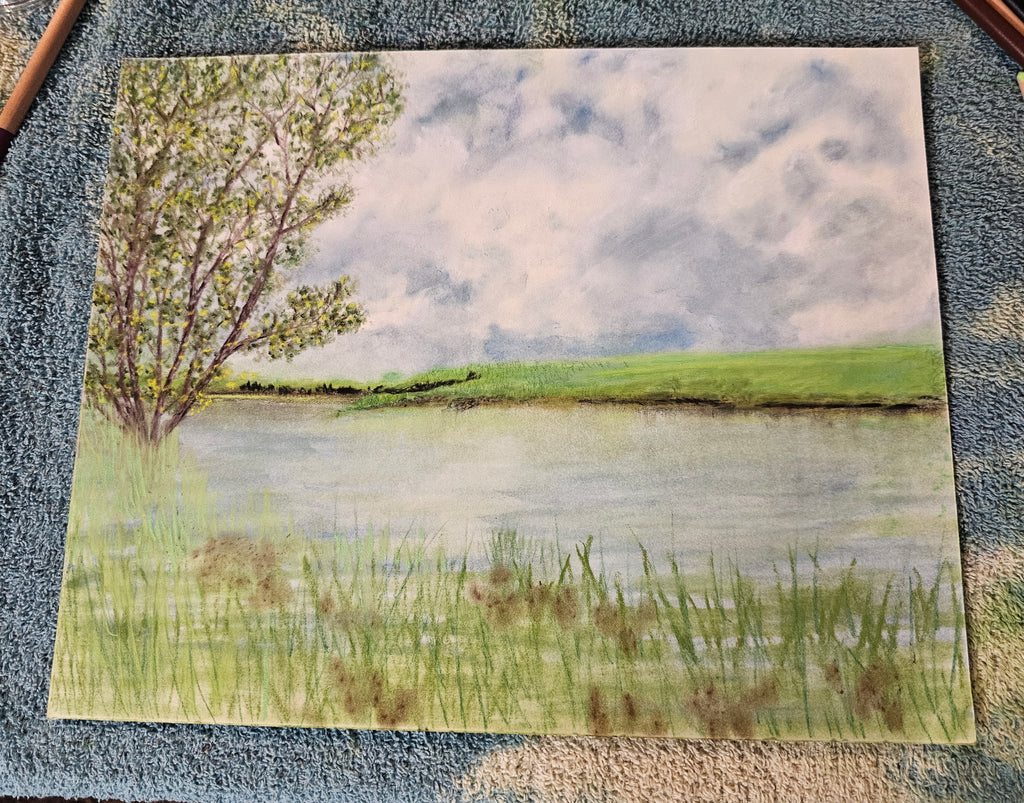Painting #6 "Through My Mother's Eyes", series 1