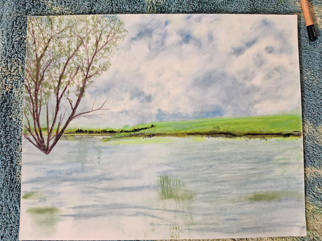 Painting #6 "Through My Mother's Eyes", series 1