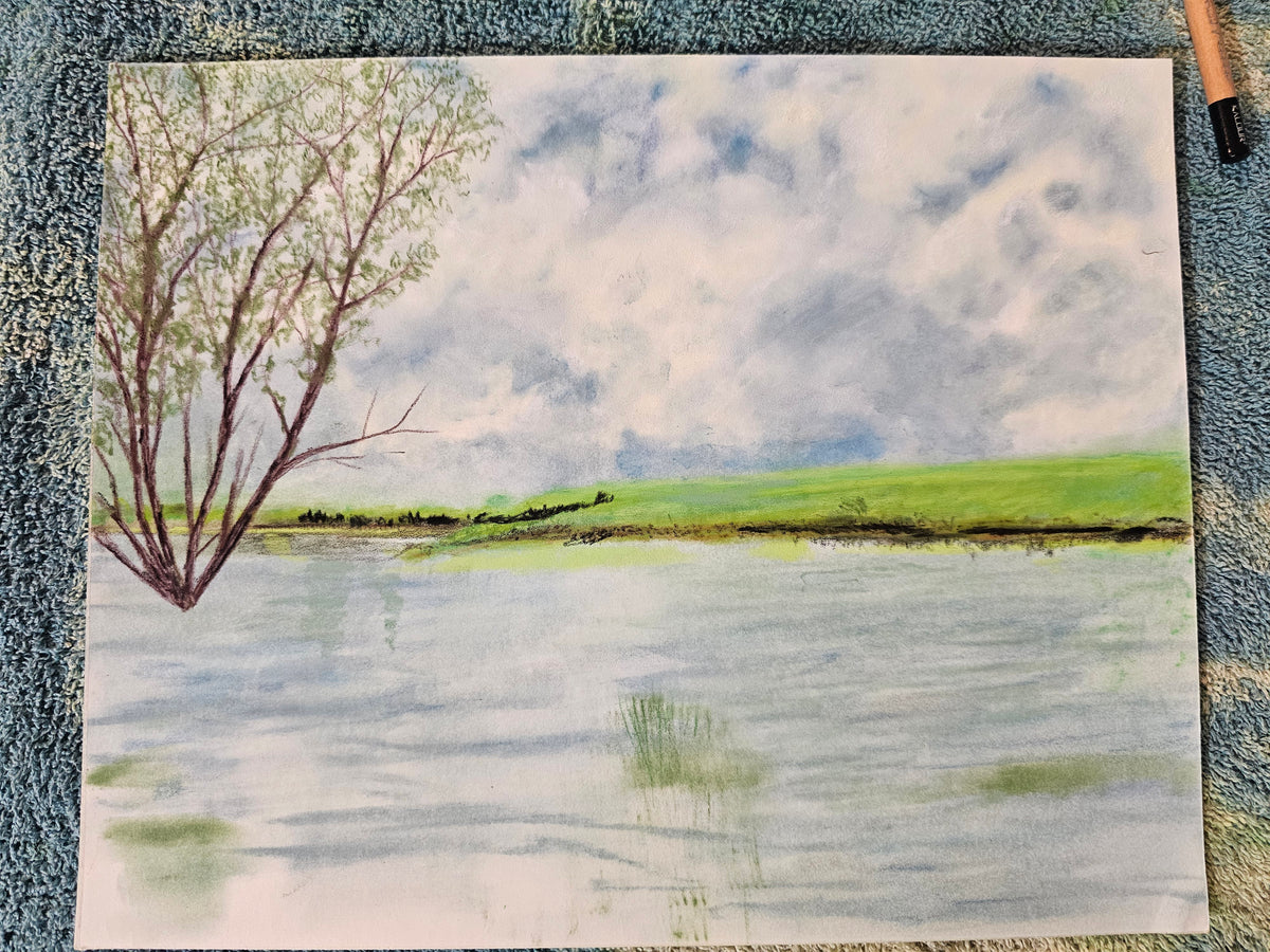 Painting #6 "Through My Mother's Eyes", series 1
